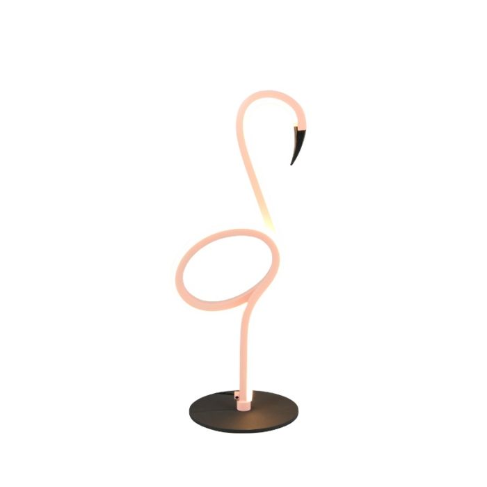 Pink table lamp design, Puk, 6W, 3000K LED, with switch