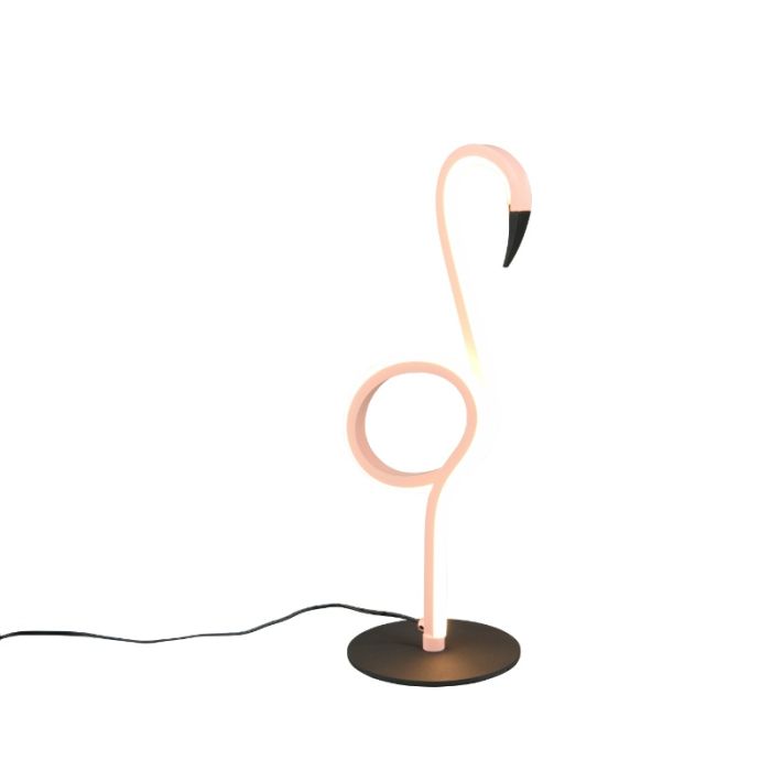 Pink table lamp design, Puk, 6W, 3000K LED, with switch
