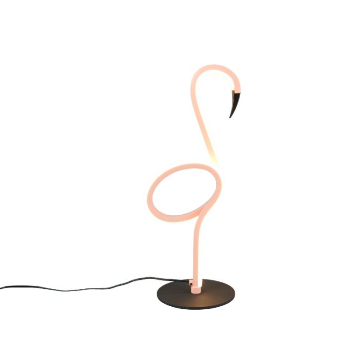 Pink table lamp design, Puk, 6W, 3000K LED, with switch