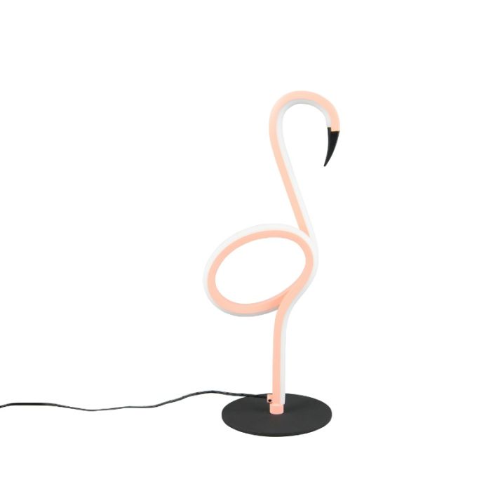 Pink table lamp design, Puk, 6W, 3000K LED, with switch