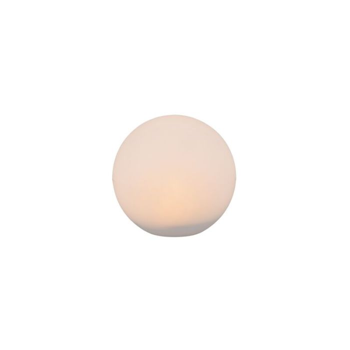 White solar garden spike light modern, Yavuz, 0,5W, RGBW LED, IP67, with remote control