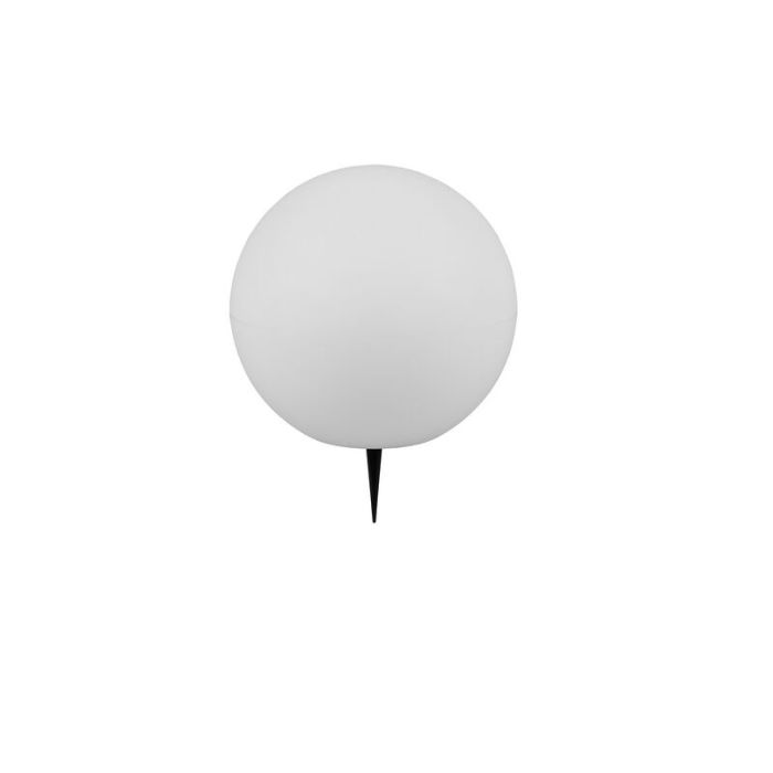 White solar garden spike light modern, Yavuz, 0,5W, RGBW LED, IP67, with remote control