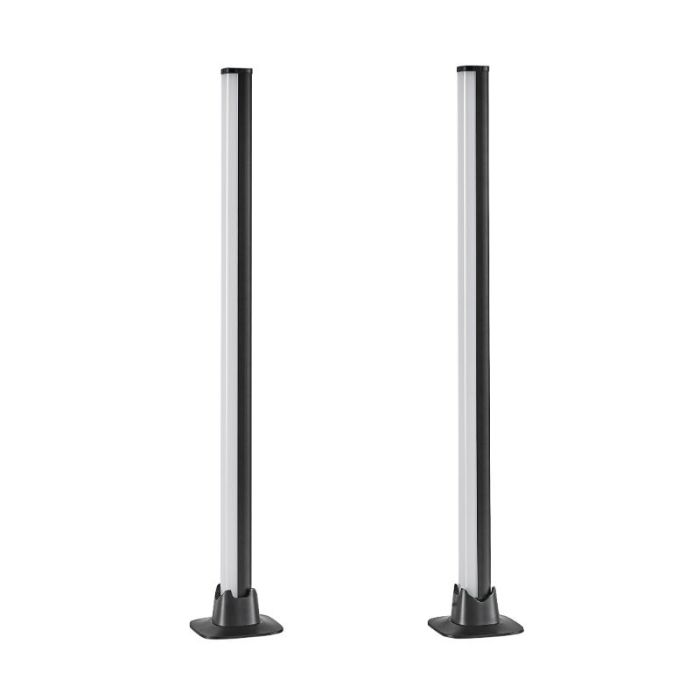 Black table lamp modern, Wissal, 5W, RGB LED, with remote control
