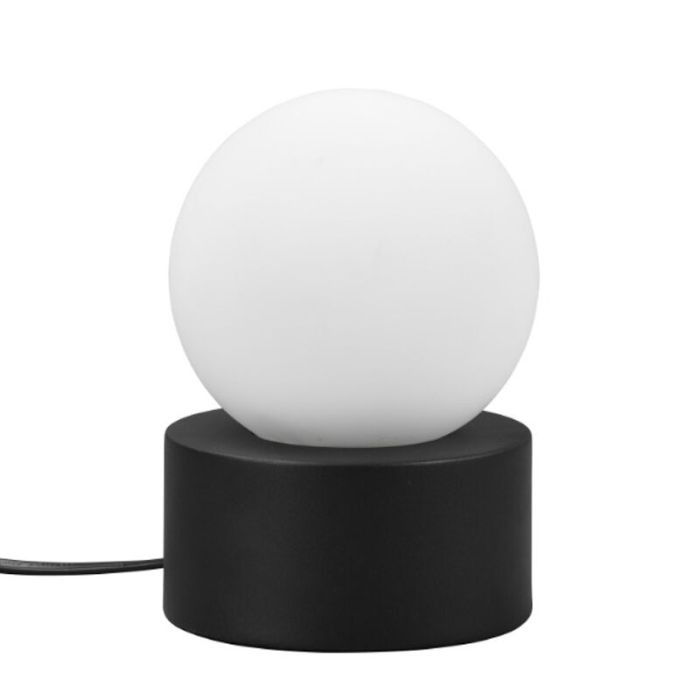 Black table lamp modern, Mirjam, with switch