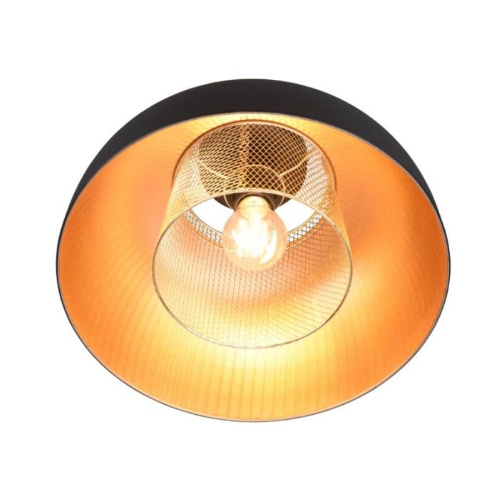 Black ceiling light industrial, Sylvano