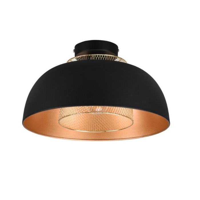 Black ceiling light industrial, Sylvano