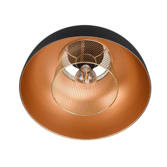 Black ceiling light industrial, Sylvano