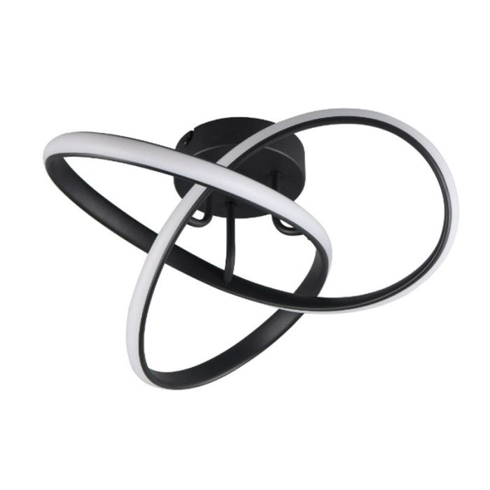 Black ceiling light design, Suat, 15W, 3000K LED