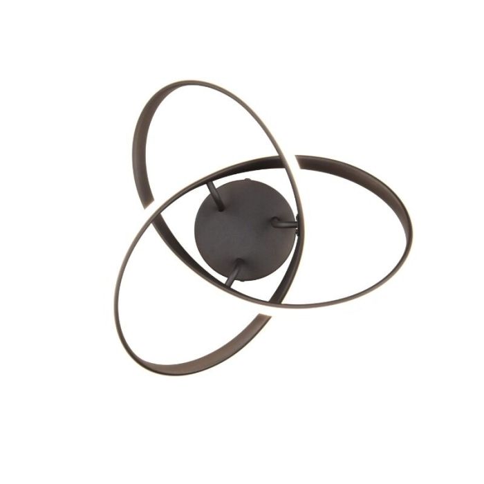 Black ceiling light design, Suat, 15W, 3000K LED