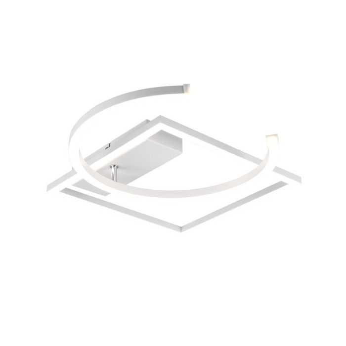 White flush ceiling light modern, Emine, 23,5W, 4000K LED