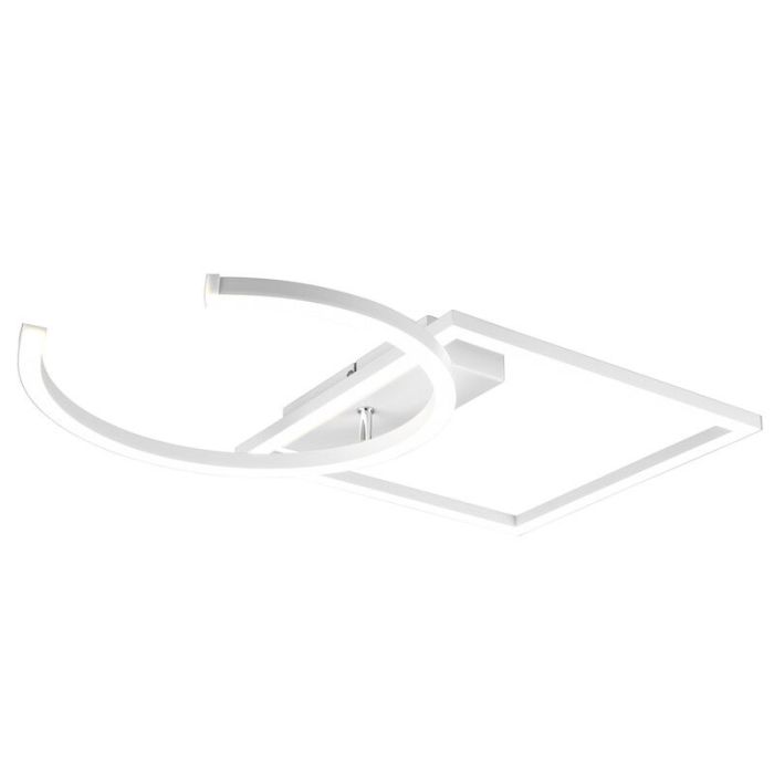 White flush ceiling light modern, Emine, 23,5W, 4000K LED