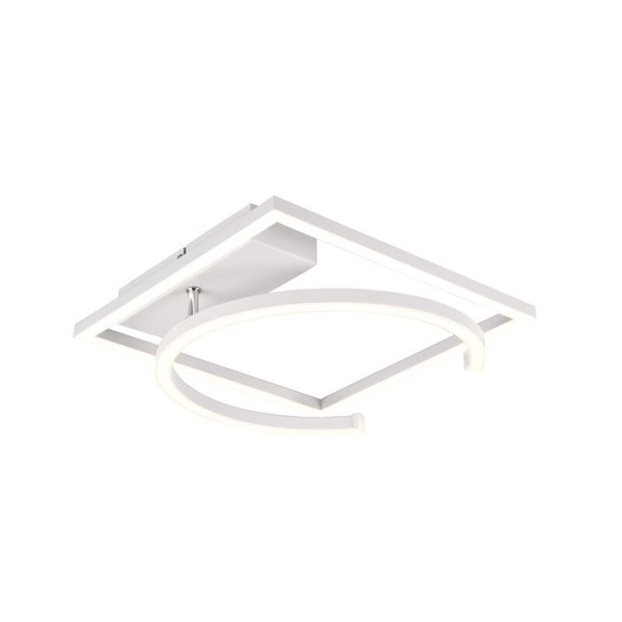 White flush ceiling light modern, Emine, 23,5W, 4000K LED