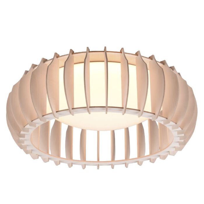 White flush ceiling light modern, Bilge, 16,5W, 3000K LED