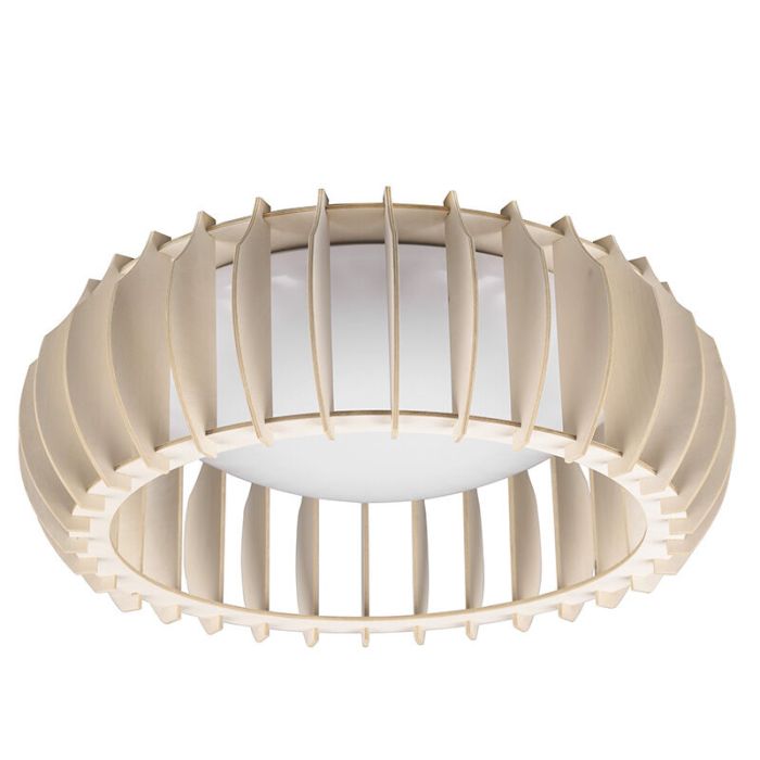 White flush ceiling light modern, Bilge, 16,5W, 3000K LED