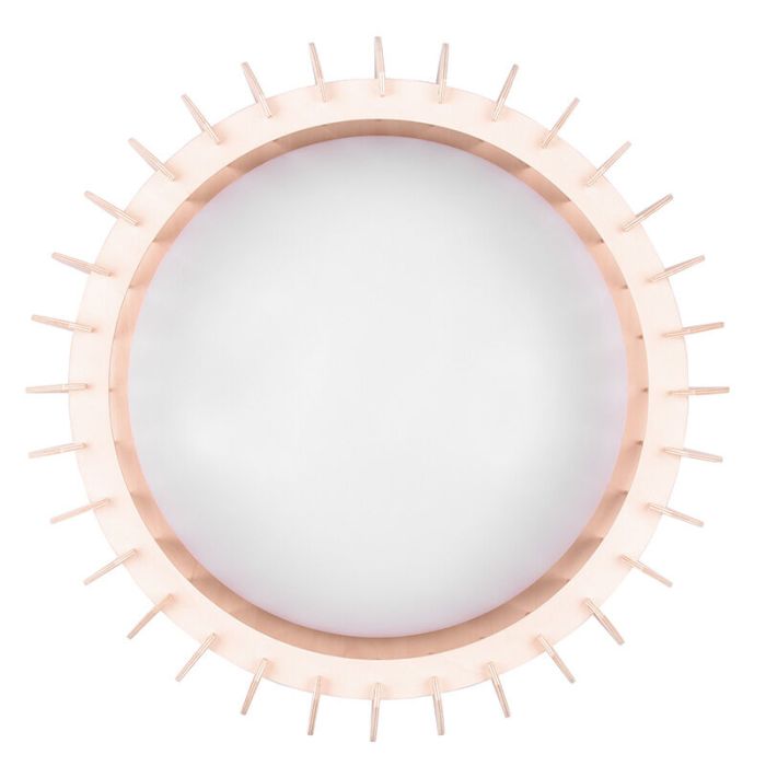 White flush ceiling light modern, Bilge, 16,5W, 3000K LED