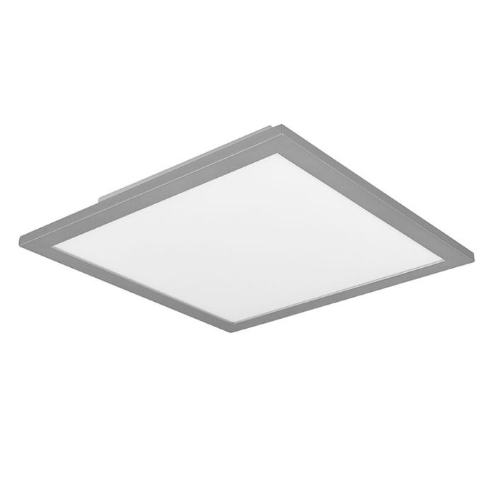 Grey flush ceiling light modern, Nejla, 13,5W, 3000K LED