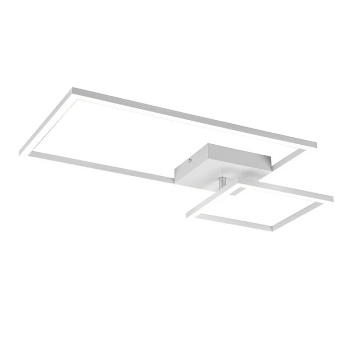 White flush ceiling light modern, Binc, 25W, 4000K LED