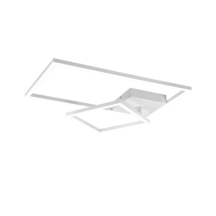 White flush ceiling light modern, Binc, 25W, 4000K LED