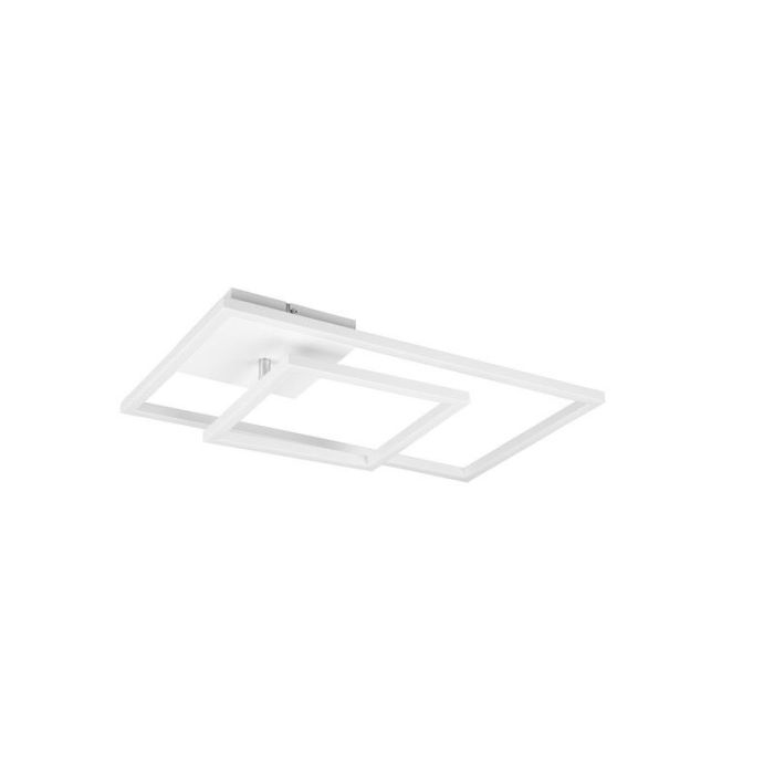 White flush ceiling light modern, Binc, 25W, 4000K LED