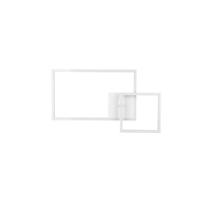 White flush ceiling light modern, Binc, 25W, 4000K LED
