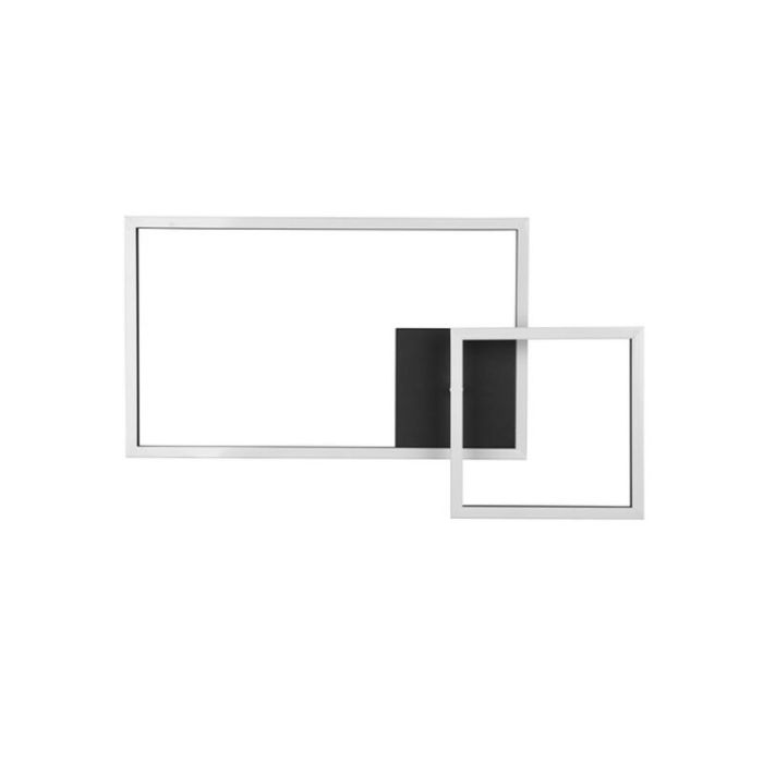 Black flush ceiling light modern, Binc, 25W, 3000K LED