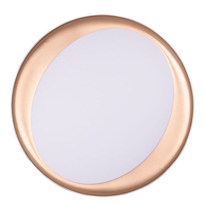 Black flush ceiling light modern, Joas, 24W, warm to cold white adjustable LED, with remote control