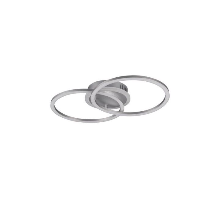 Taupe flush ceiling light modern, Semira, 25W, 3000K LED