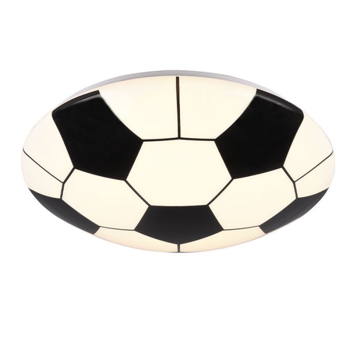 White kid's ceiling light modern, Fabiola, 12W, 3000K LED