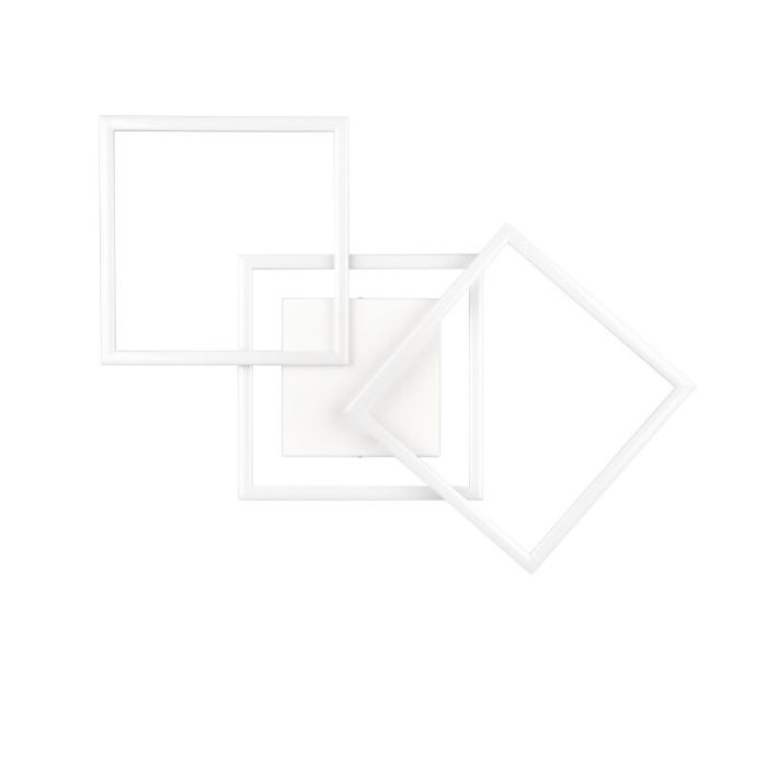 White flush ceiling light modern, Margaux, 31W, 4000K LED