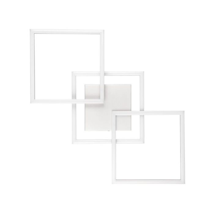 Chrome flush ceiling light modern, Margaux, 31W, 3000K LED