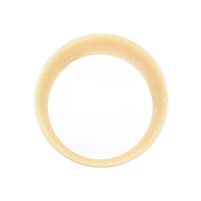 Golden flush ceiling light modern, Nurettin, 24W, warm to cold white adjustable LED, 3-step dimmable