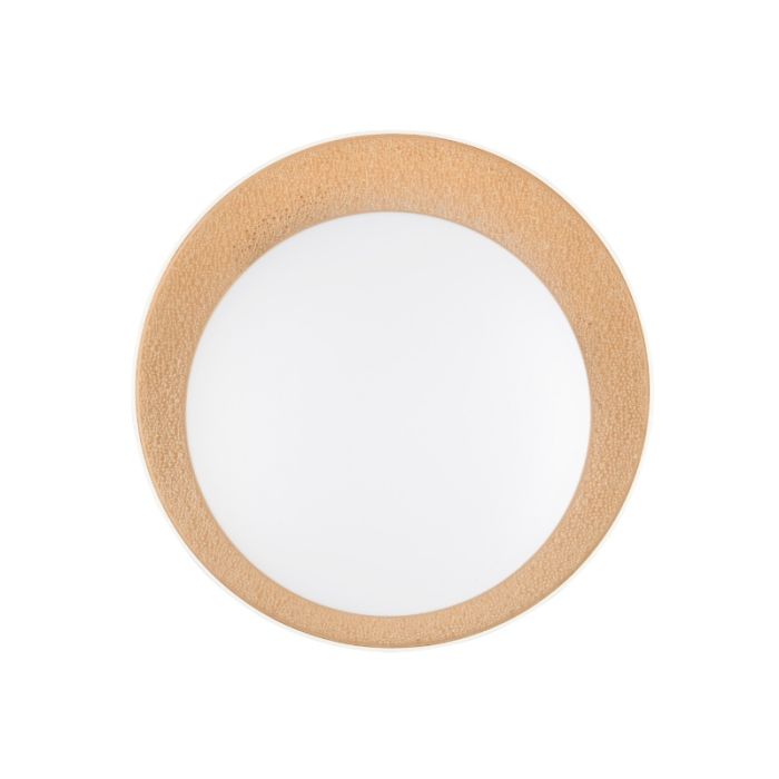 Golden flush ceiling light modern, Nurettin, 24W, warm to cold white adjustable LED, 3-step dimmable