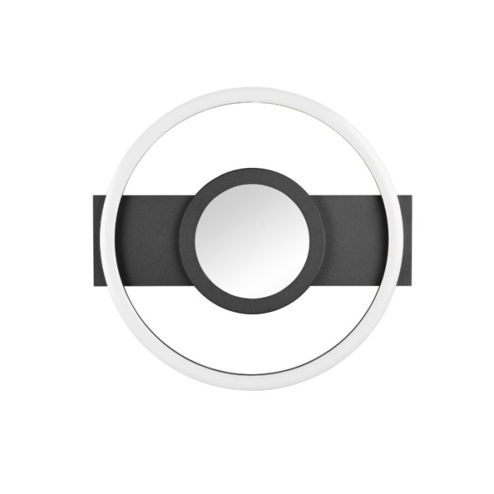 Black ceiling light modern, Sandhia, 16W, 3000K LED