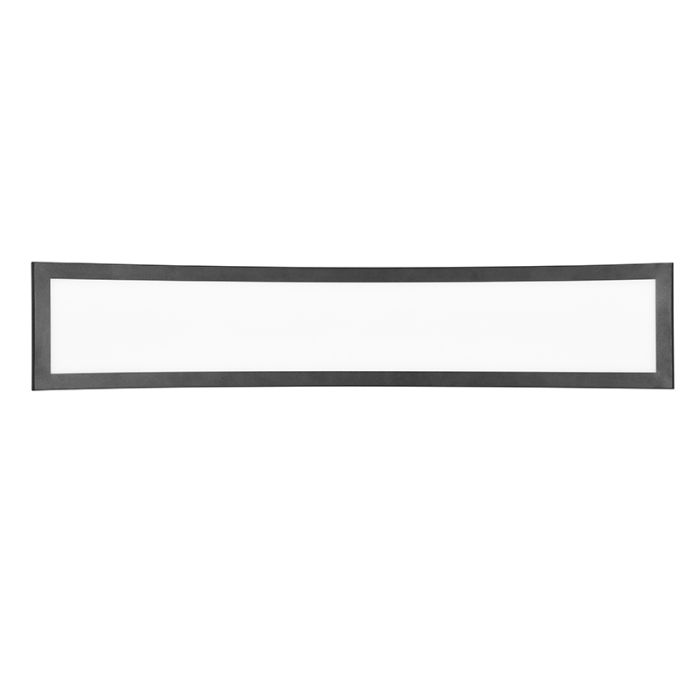 Black flush ceiling light modern, Ruurd, 23W, 3000K LED