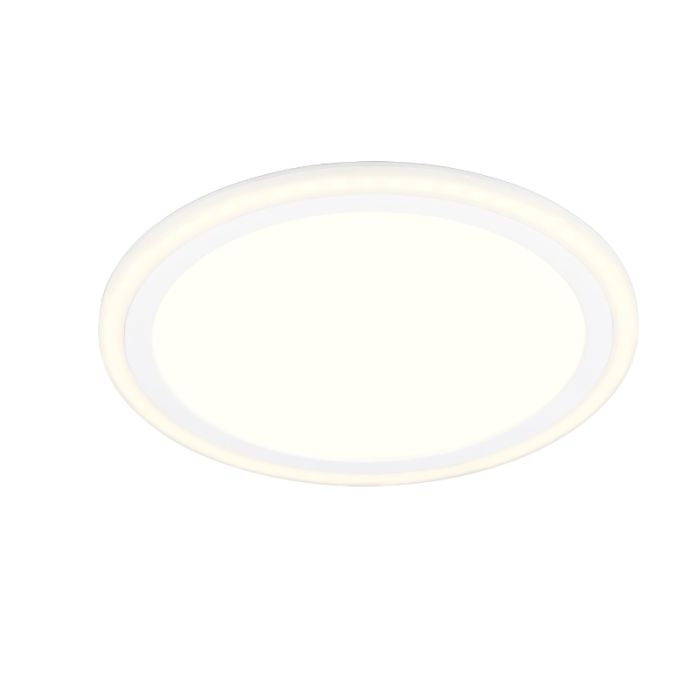 White flush ceiling light modern, Omaima, 11W, 3000K LED