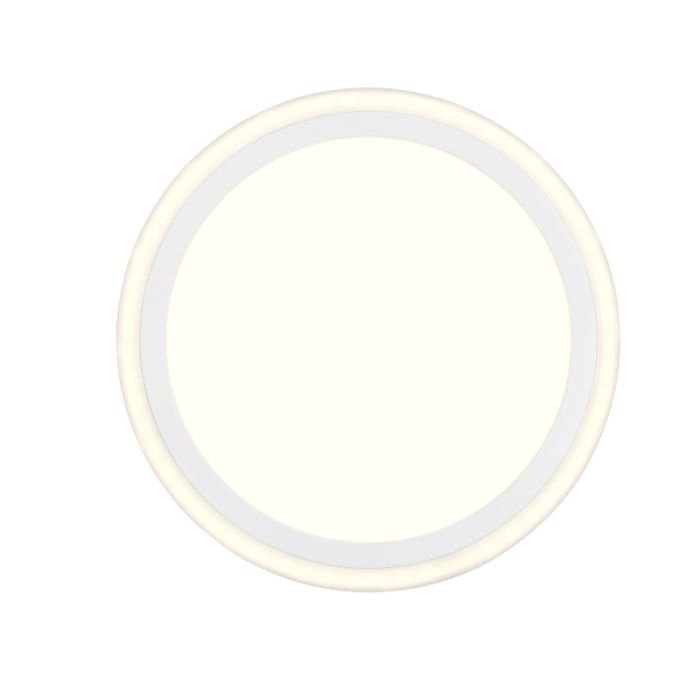 White flush ceiling light modern, Omaima, 11W, 3000K LED