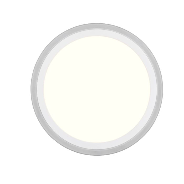 White flush ceiling light modern, Omaima, 11W, 3000K LED