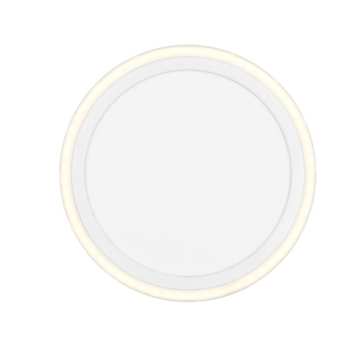 White flush ceiling light modern, Omaima, 11W, 3000K LED