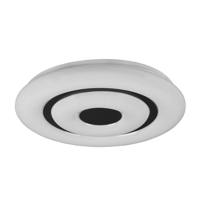 White smart ceiling light modern, Rinske, 16W, warm to cold white adjustable LED, with remote control