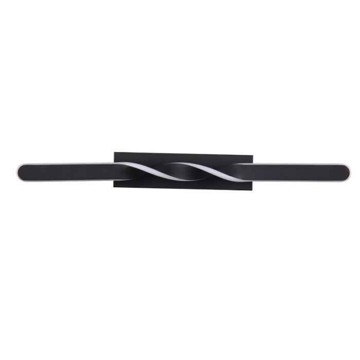 Black ceiling light design, Quirinus, 18W, 4000K LED