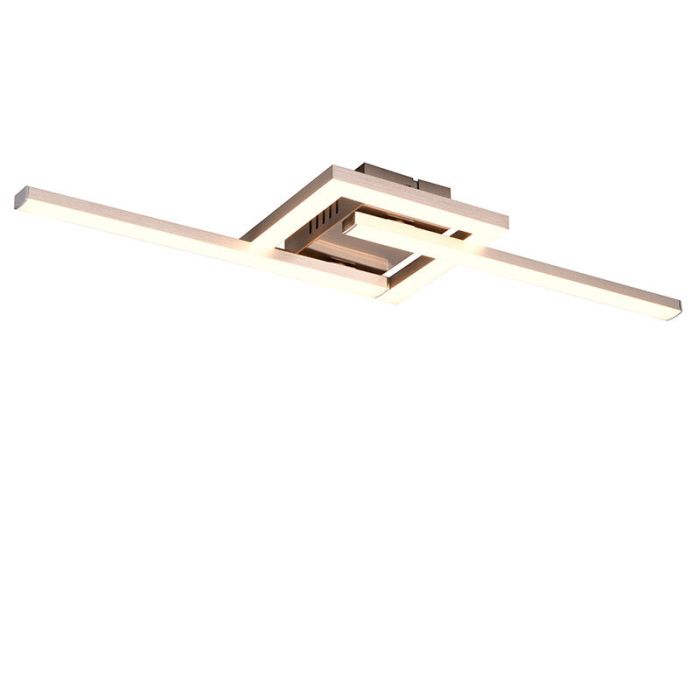 Nickel ceiling light design, Mahad, 17W, 3000K LED