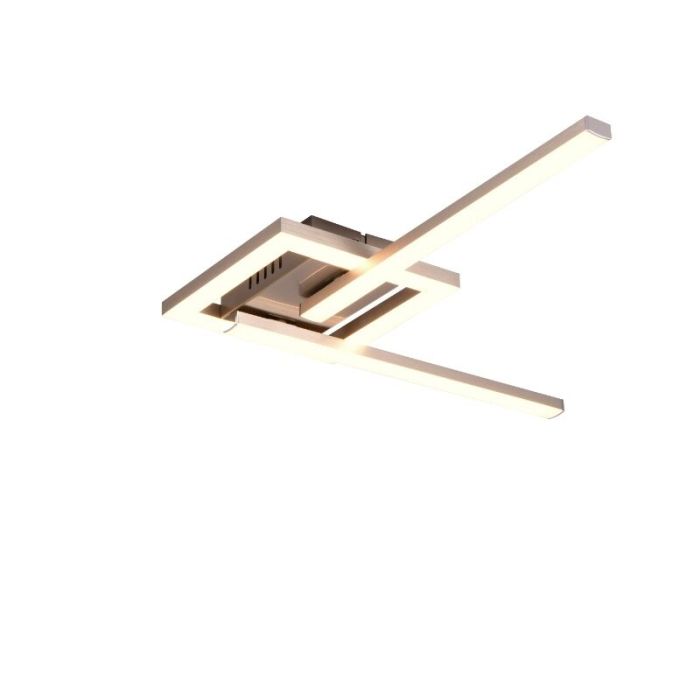 Nickel ceiling light design, Mahad, 17W, 3000K LED