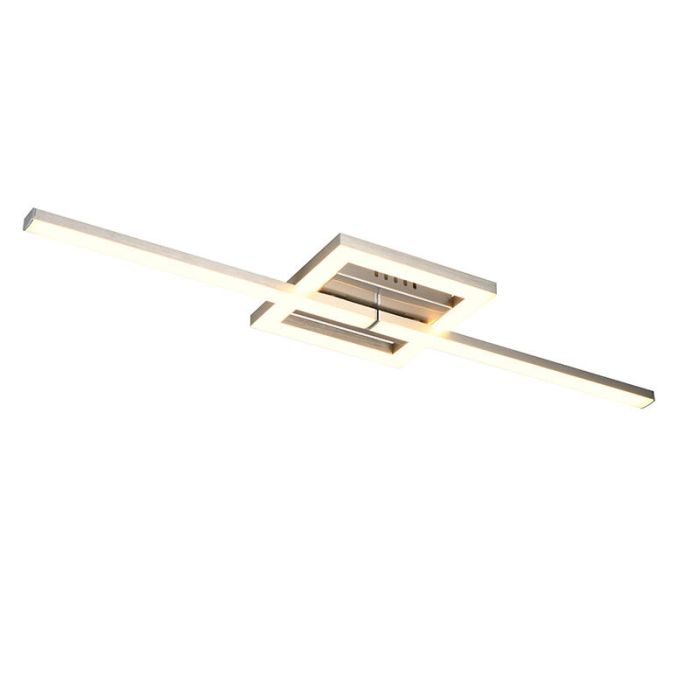 Nickel ceiling light design, Mahad, 17W, 3000K LED
