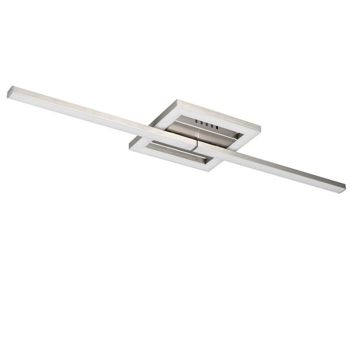 Nickel ceiling light design, Mahad, 17W, 3000K LED
