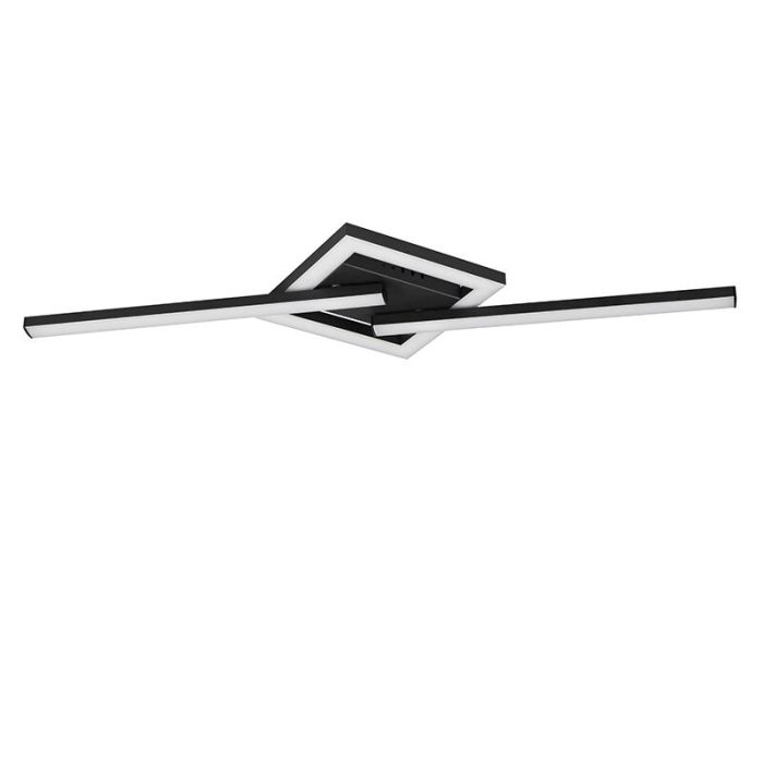 Black ceiling light design, Mahad, 17W, 3000K LED