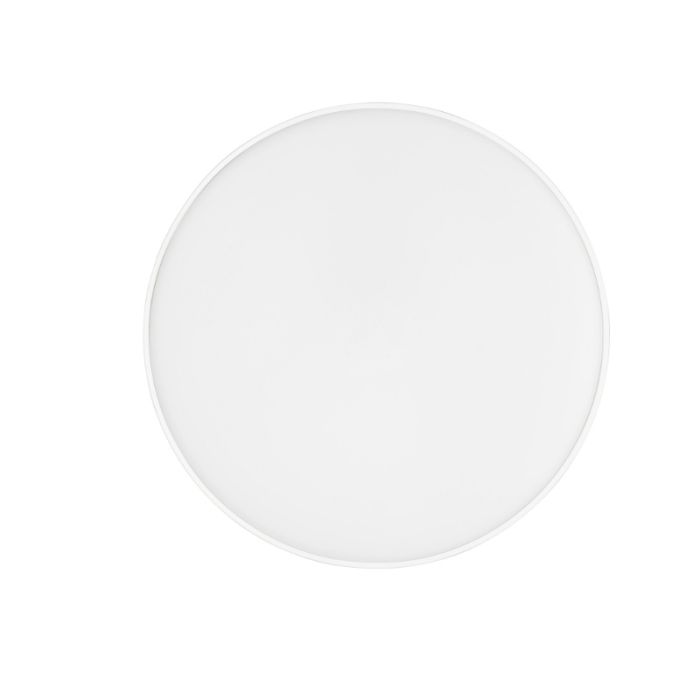 White flush ceiling light plastic, Sharde, 18W, 4000K LED, IP44
