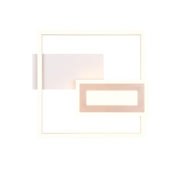 Grey flush ceiling light design, Shun, 22W, 3000K LED