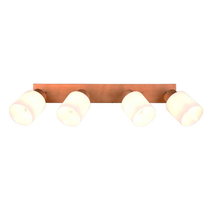 Wood ceiling spotlight brown, Myron