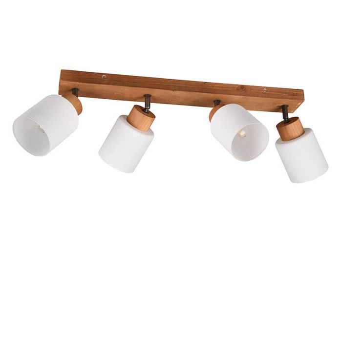 Wood ceiling spotlight brown, Myron
