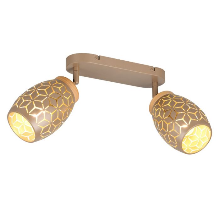 Brown ceiling spotlight modern, Delana